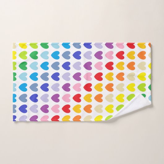 Breder spectrum regenboogharten bad handdoek (Handdoek)