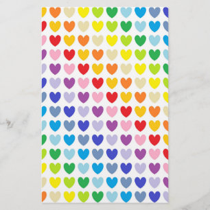 Breder spectrum regenboogharten briefpapier