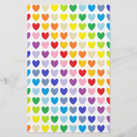 Breder spectrum regenboogharten briefpapier (Voorkant)