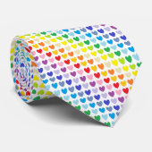 Breder spectrum regenboogharten stropdas (Opgerold)