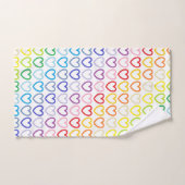 Breder spectrum regenboogschets bad handdoek (Handdoek)