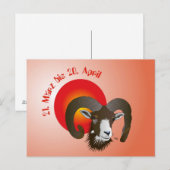 Breder Sternzeichen Postkarte Briefkaart (Voorkant / Achterkant)