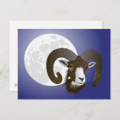 Breder Sternzeichen Postkarte Briefkaart (Voorkant / Achterkant)