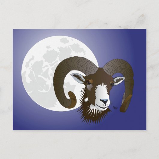 Breder Sternzeichen Postkarte Briefkaart (Voorkant)