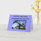 BREDER, VOEG SOMMIGE VERWUILING AAN UW BIRTHDAY TO KAART (Gele Bloem)