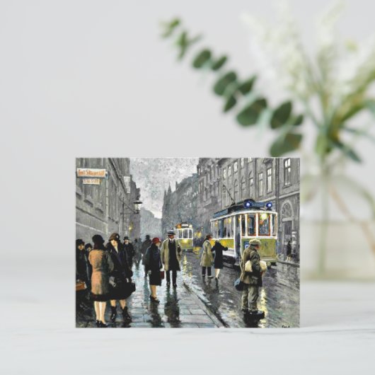 Bredgade, Kopenhagen, beroemd schilderij, Briefkaart (Staand voorkant)