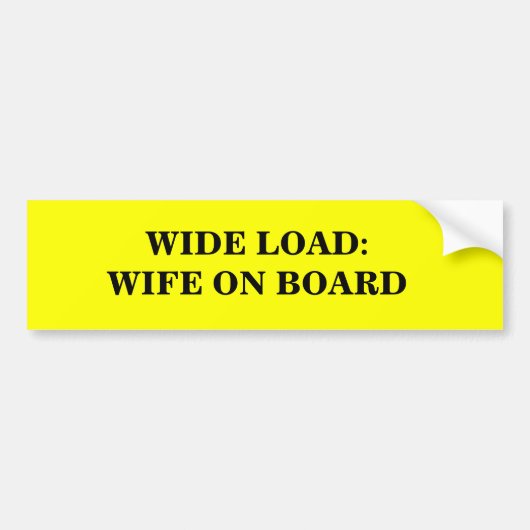 "BREED BELAST" BUMPERSTICKER (Voorkant)
