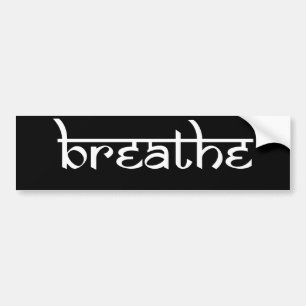 Breed design in de stijl van Sanskrit Bumpersticker