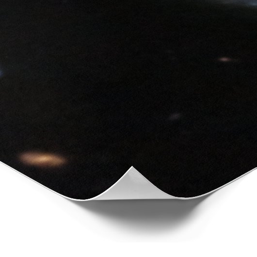 Breed gebied van Planet Neptune in James Webb Poster (Hoek)