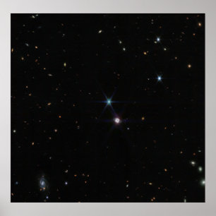Breed gebied van Planet Neptune in James Webb Poster