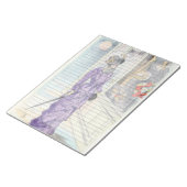 Breed gereglementeerd papier -  Victoriaans Mode Notitieblok (Schuin)