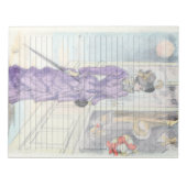 Breed gereglementeerd papier -  Victoriaans Mode Notitieblok (Voorkant)