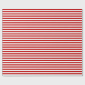 Breed rood en wit strippapier cadeaupapier (Vlak)