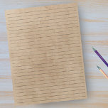 Breed samengesteld papier -  achtergrond voor tan- notitieblok<br><div class="desc">Breed Notitieblok - Standaard Letter-pagina's - 8, 5 x 11 inch met zwarte lijnen op elke pagina voor eenvoudig schrijven - Eén Notitieboek met een  Tan-achtergrond</div>