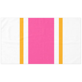 Breed  Snoep Roze Geel Wit Racing Stripes Tafelkleed