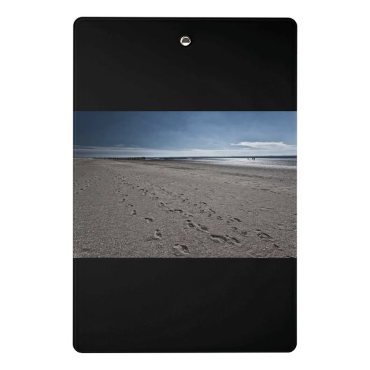 Breed strand op het noordelijk Zee Mini Klembord (Achterkant)