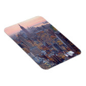 Breed uitzicht van Manhattan bij zonsondergang Magneet (Rechterzijde)
