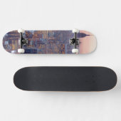 Breed uitzicht van Manhattan bij zonsondergang Persoonlijk Skateboard (Horizontaal)