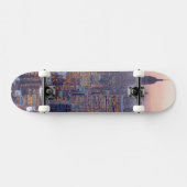 Breed uitzicht van Manhattan bij zonsondergang Persoonlijk Skateboard (Horizontaal)