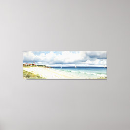 Breed zeegezicht "Norfolk Living by the Zee" Canvas Afdruk