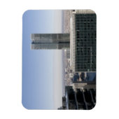 Breedantenne-uitzicht van Chicago, met het Magneet (Verticaal)