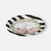 Breedband Hydrangea Floral Wreatand Gepiliseerd Papieren Bordje (Gekanteld)