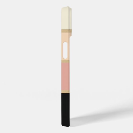 Breedband Modern Monogram Naam Case-Mate iPhone Case (Achterkant / Rechts)