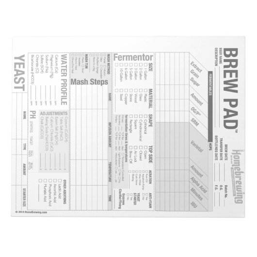 Breedband Notitieblok (Voorkant)