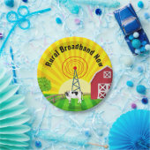 Breedband Nu Papieren Bordje (Feest)