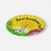 Breedband Nu Papieren Bordje (Gekanteld)