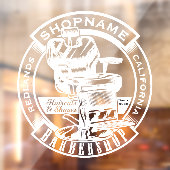 Breedband zakelijke klep aanpassen Groter Raamsticker (Vel 2)