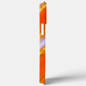 Breedbandjes in oranje-elastijl met ijs Case-Mate iPhone case (Achterkant / Rechts)