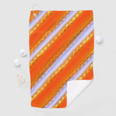Breedbandjes in oranje-elastijl met ijs golfhanddoek (Insitu)