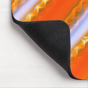 Breedbandjes in oranje-elastijl met ijs muismat