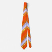 Breedbandjes in oranje-elastijl met ijs stropdas (Voorkant)