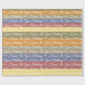 Breedbandontwerp Cadeaupapier (Vlak)