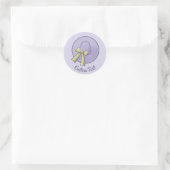 BreedbandPet Lila Ronde Sticker (Tas)