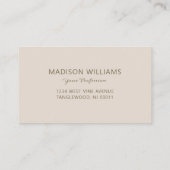 Breedbandtapes met modern Classy Gold Visitekaartje (Achterkant)