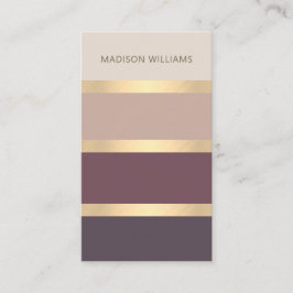 Breedbandtapes met modern Classy Gold Visitekaartje