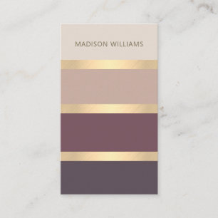 Breedbandtapes met modern Classy Gold Visitekaartje