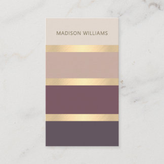 Breedbandtapes met modern Classy Gold Visitekaartje