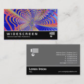 Breedbeeld 0420 - Fractal Abstract 061012d Visitekaartje (Voorkant / Achterkant)