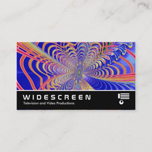 Breedbeeld 0420 - Fractal Abstract 061012d Visitekaartje (Voorkant)