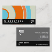 Breedbeeld 0429 - Kleurrijke cirkel 03 Visitekaartje (Voorkant / Achterkant)