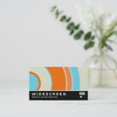 Breedbeeld 0429 - Kleurrijke cirkel 03 Visitekaartje (Staand voorkant)