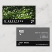 Breedbeeld 0437 - Wilde knoflook Visitekaartje (Voorkant / Achterkant)