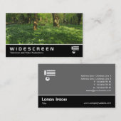 Breedbeeld 0439 - Lente in de Bossen Visitekaartje (Voorkant / Achterkant)