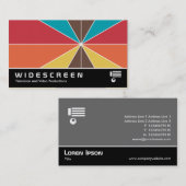 Breedbeeld 0525 - Kleursegmenten 05 Visitekaartje (Voorkant / Achterkant)