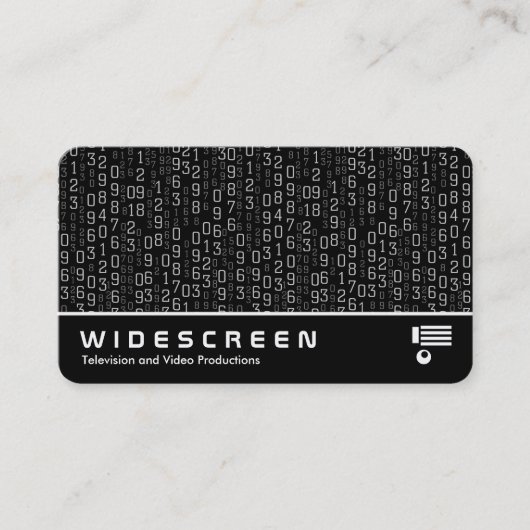 Breedbeeld 0540 - trapsgewijze nummers visitekaartje (Voorkant)