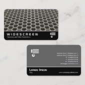 Breedbeeld 0542 - Honingraat perspectief warm Visitekaartje (Voorkant / Achterkant)